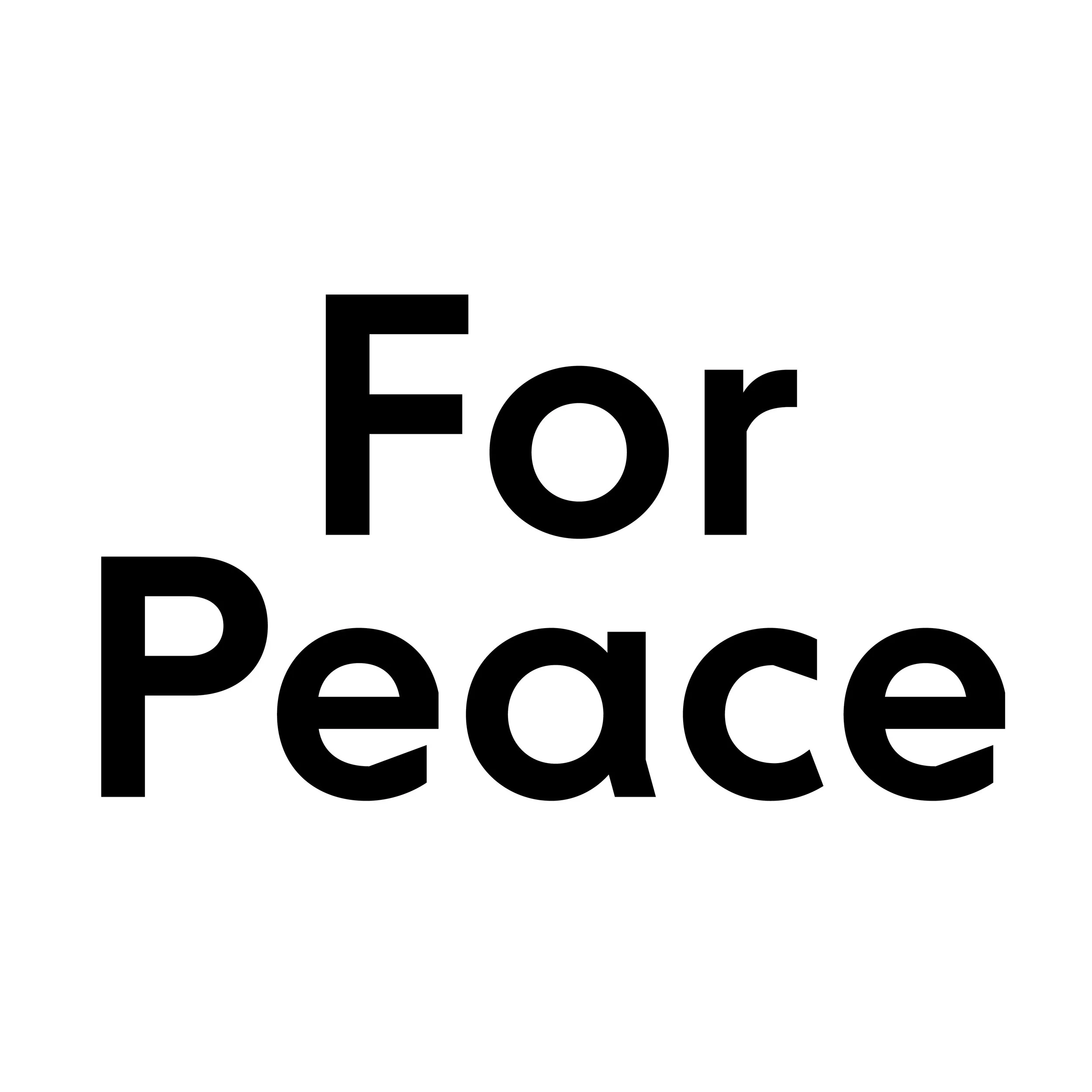 For Peace Tote Bag