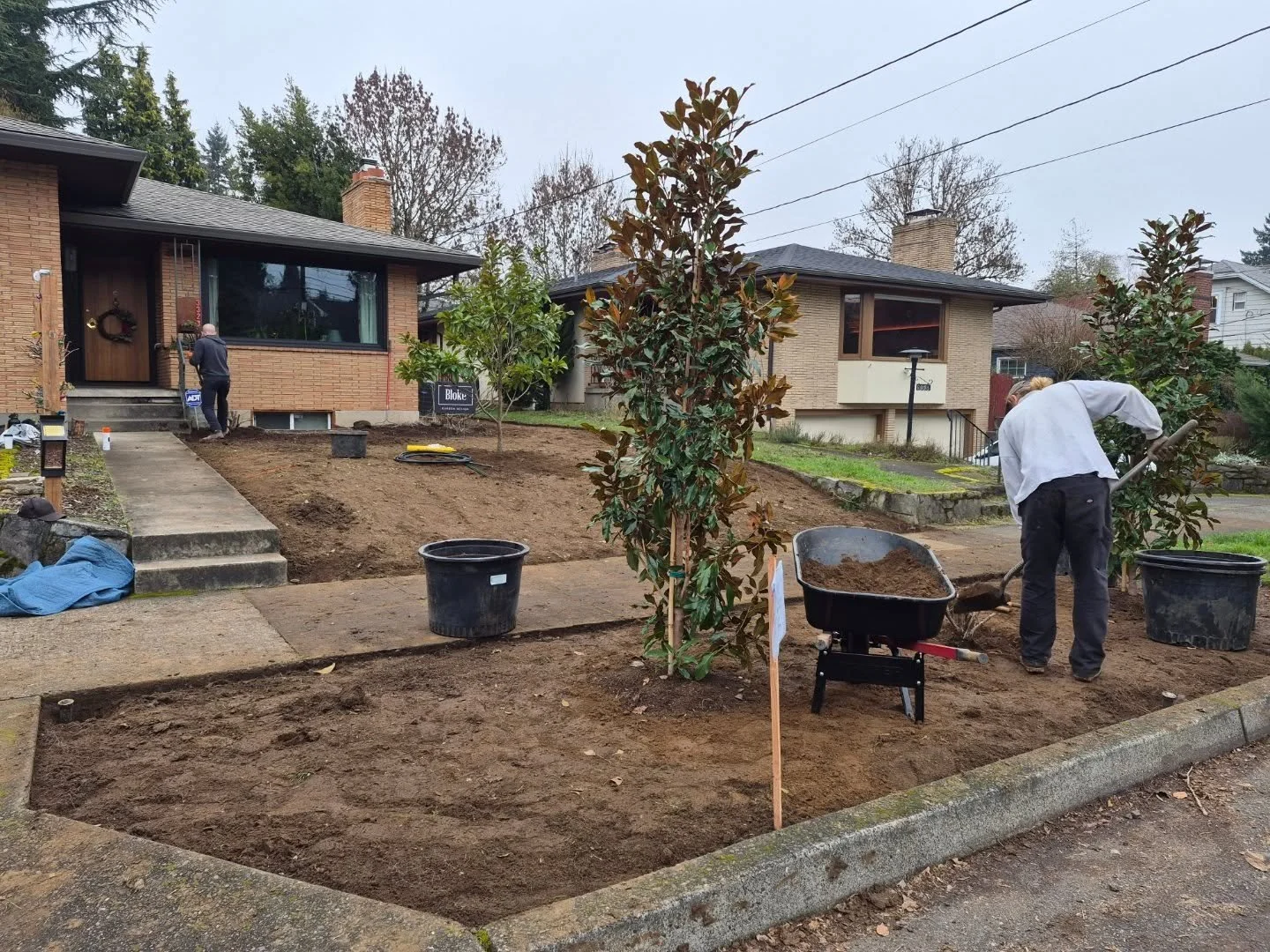 This morning Geoff brought up the good feelings he had leaving the job yesterday.  He looked back and saw the clients in the yard all happy taking pics

This is why we do this, we truly give a few fucks. It's a privilege to tell people they have no o