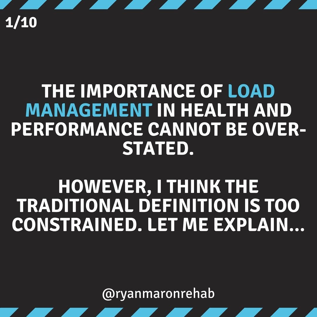 Expanding the definition of load management&hellip; &thinsp;
&thinsp;
&thinsp;
#physicaltherapy #physiotherapy #strengthandconditioning #sportsperformance #performancetherapy #sportsmedicine #injuryrehab #sportstherapist #pain #fitness #returntosport