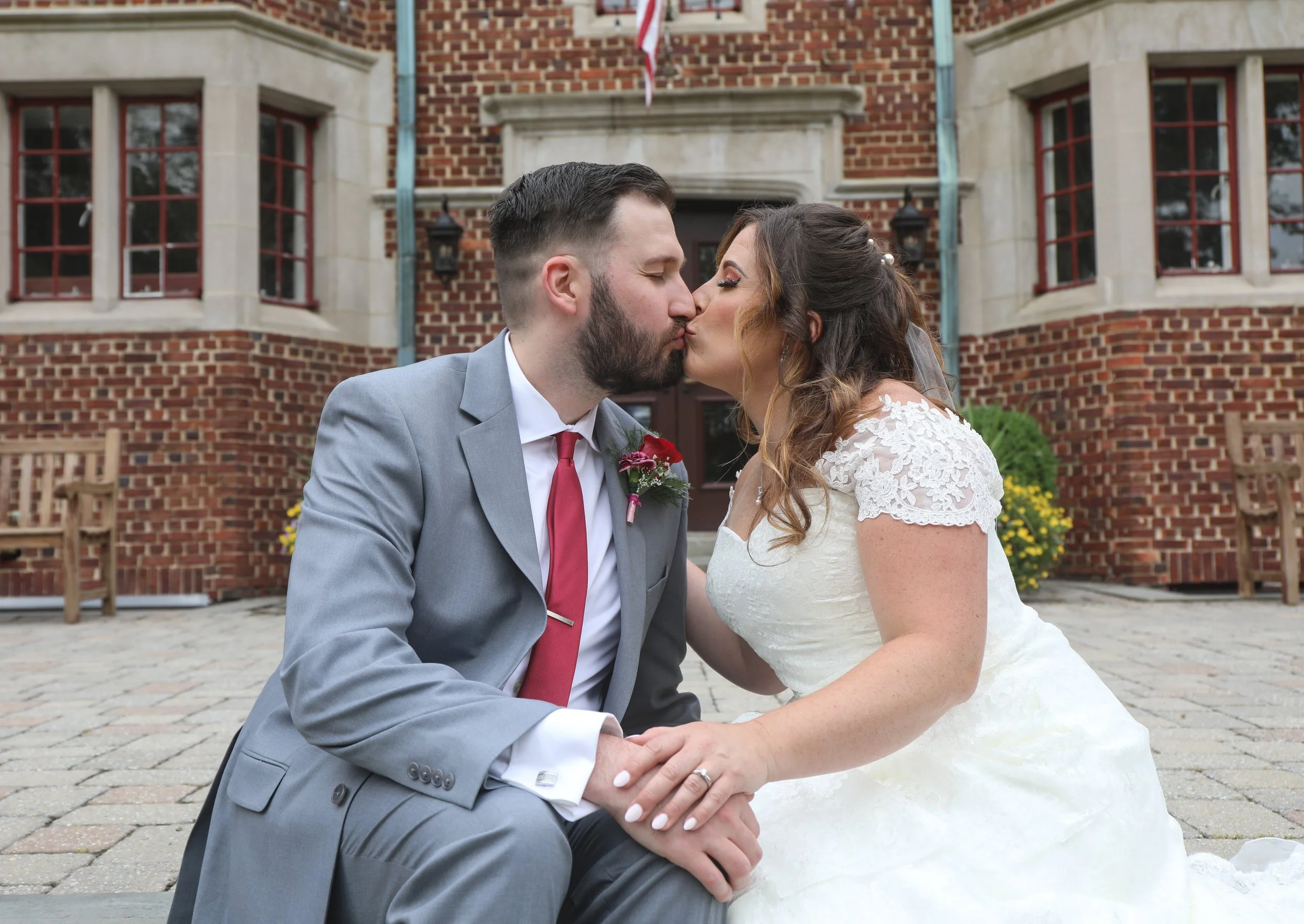 Paul & Ann wedding content creation at Moorestown Community House in Moorestown, NJ