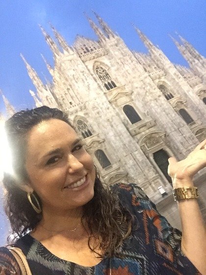 Angela in Milan solo in 2015