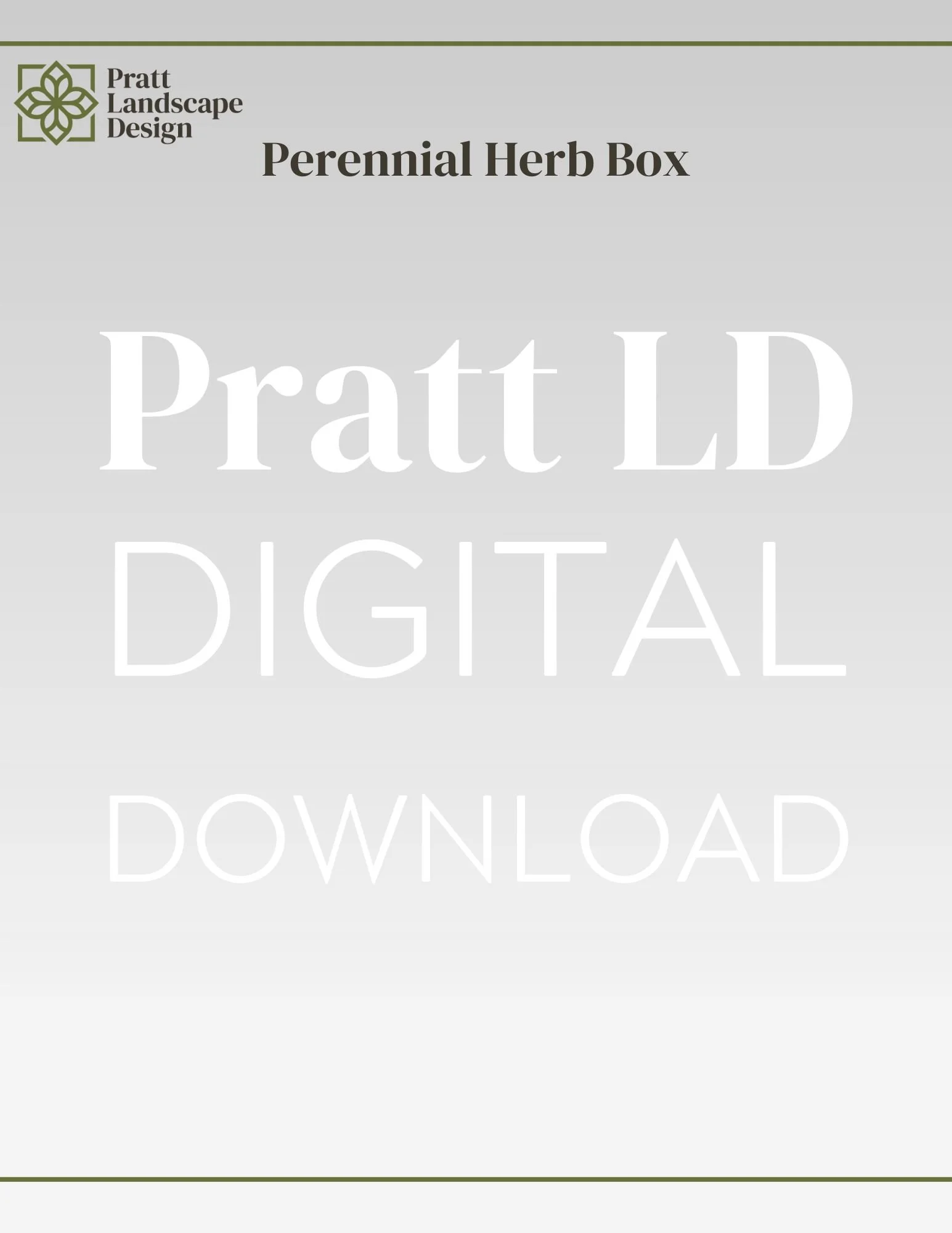 Pratt LD Perennial Herb Box Plan