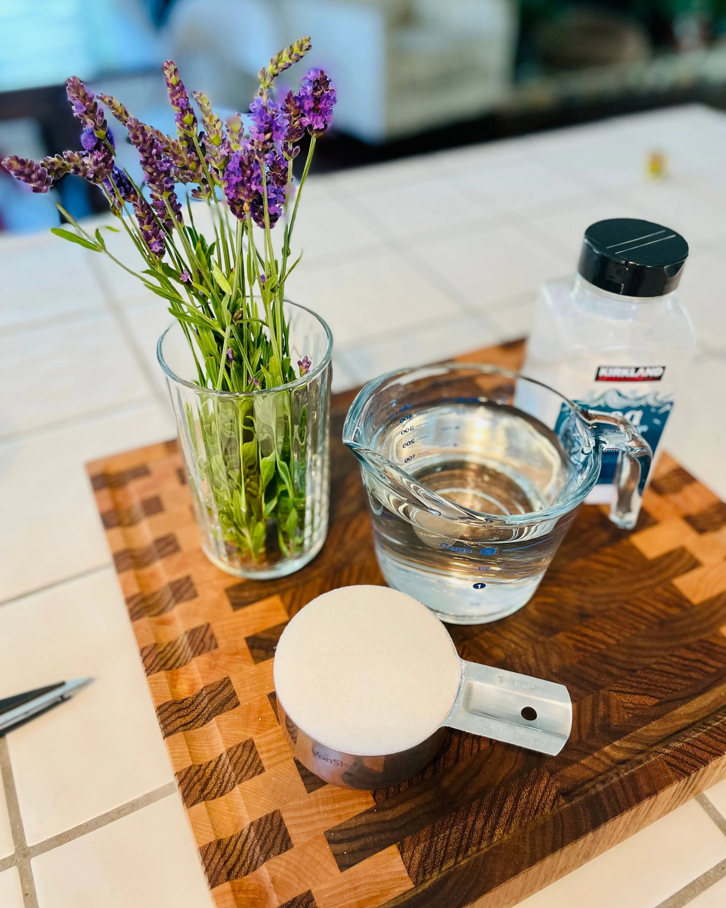 Lavender Syrup + Mojitos