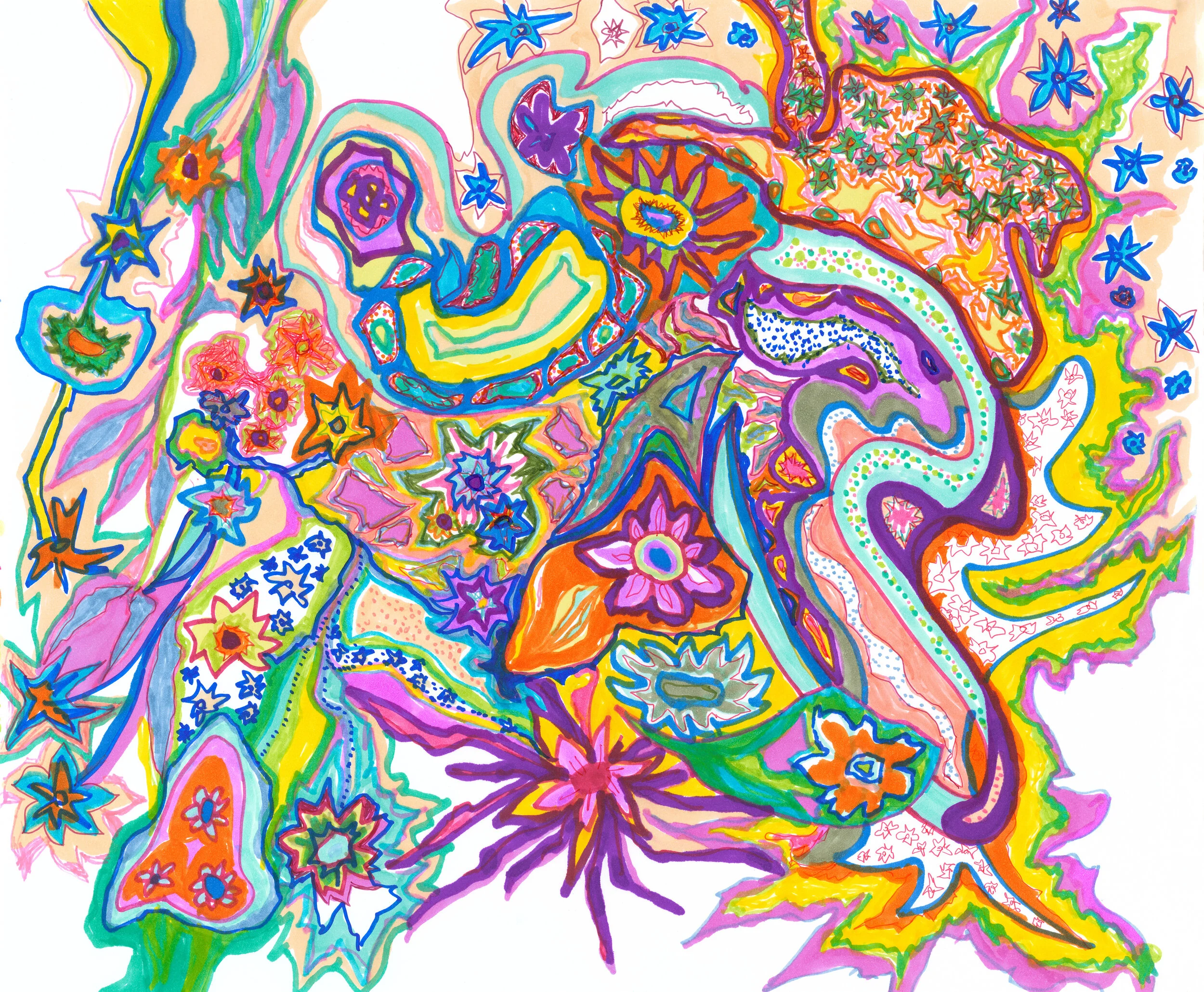 'Surrounded by Gardens' 14" X 17"