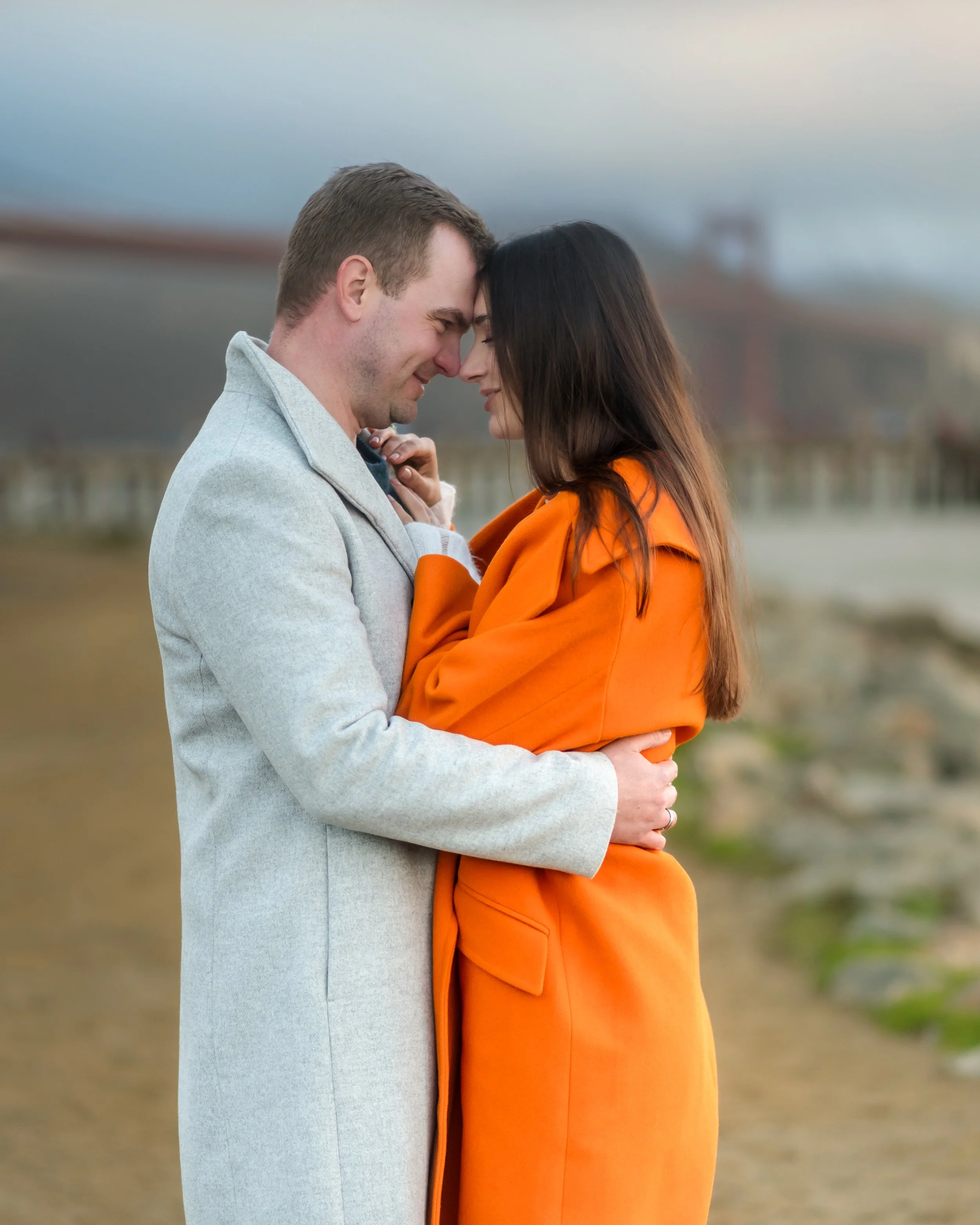 Couple Portrait, Crissy Field, Golden Gate Bridge, San Francisco
