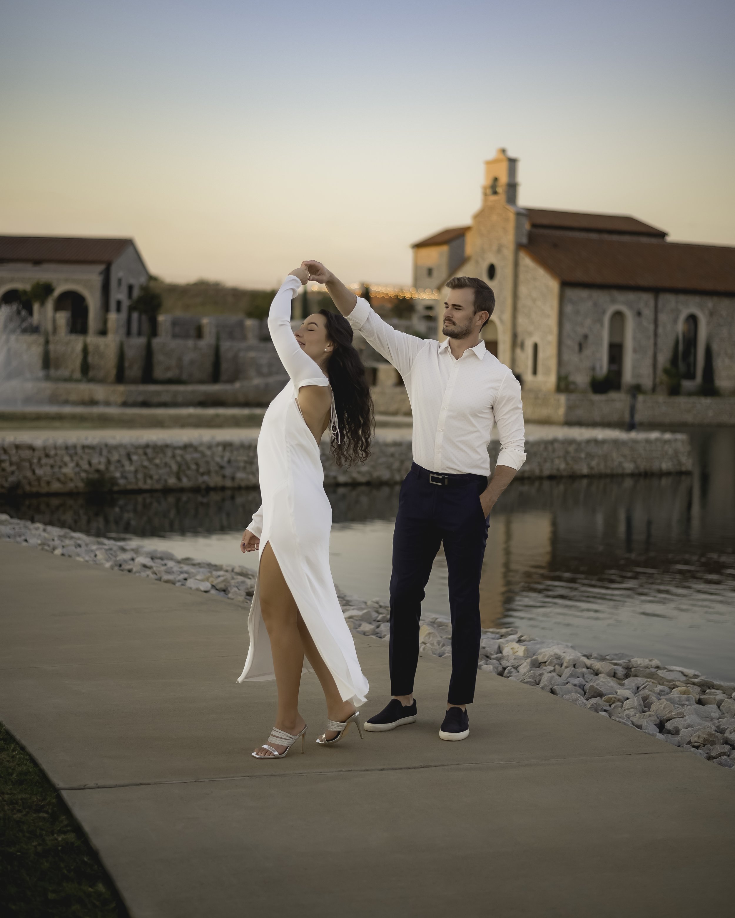 Elegant Couple Lifestyle Portrait