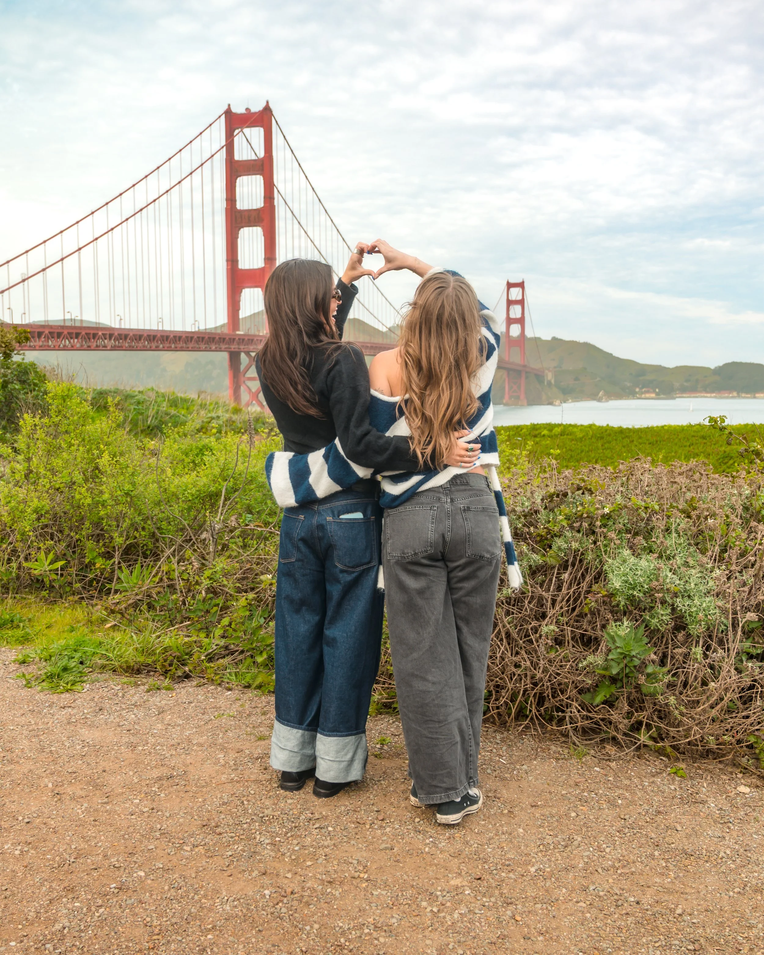Golden Gate Bridge, lifestyle portrait, San Francisco
