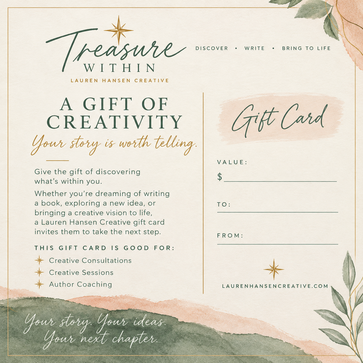 Lauren Hansen Consulting Gift Card
