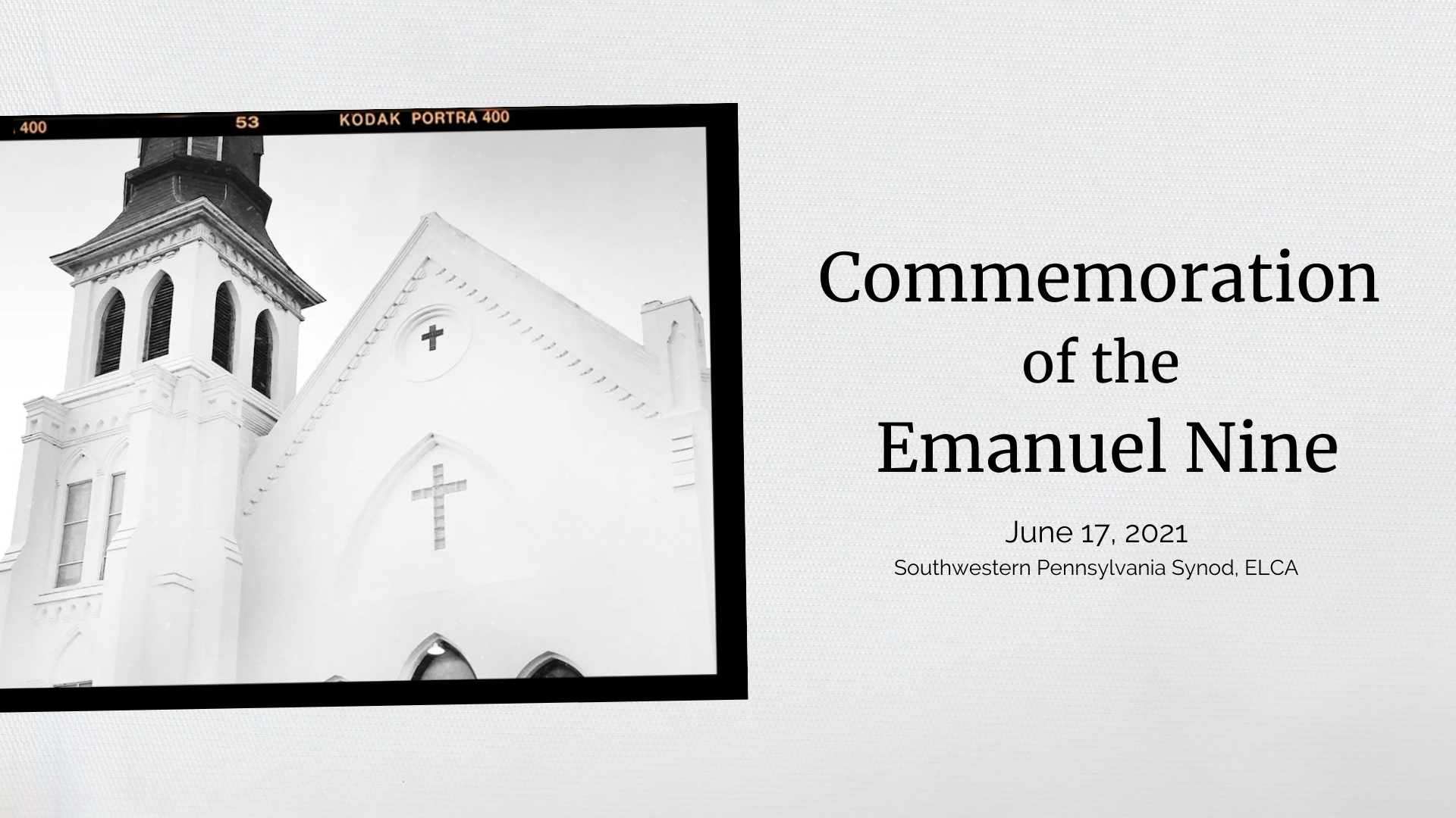 Emanuel Nine Commemoration