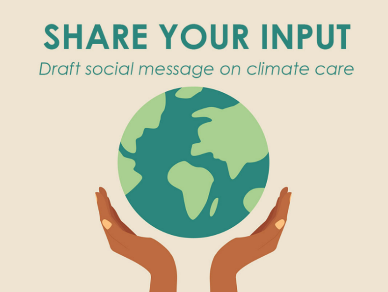 Public Response Period: Social Message on Climate Care
