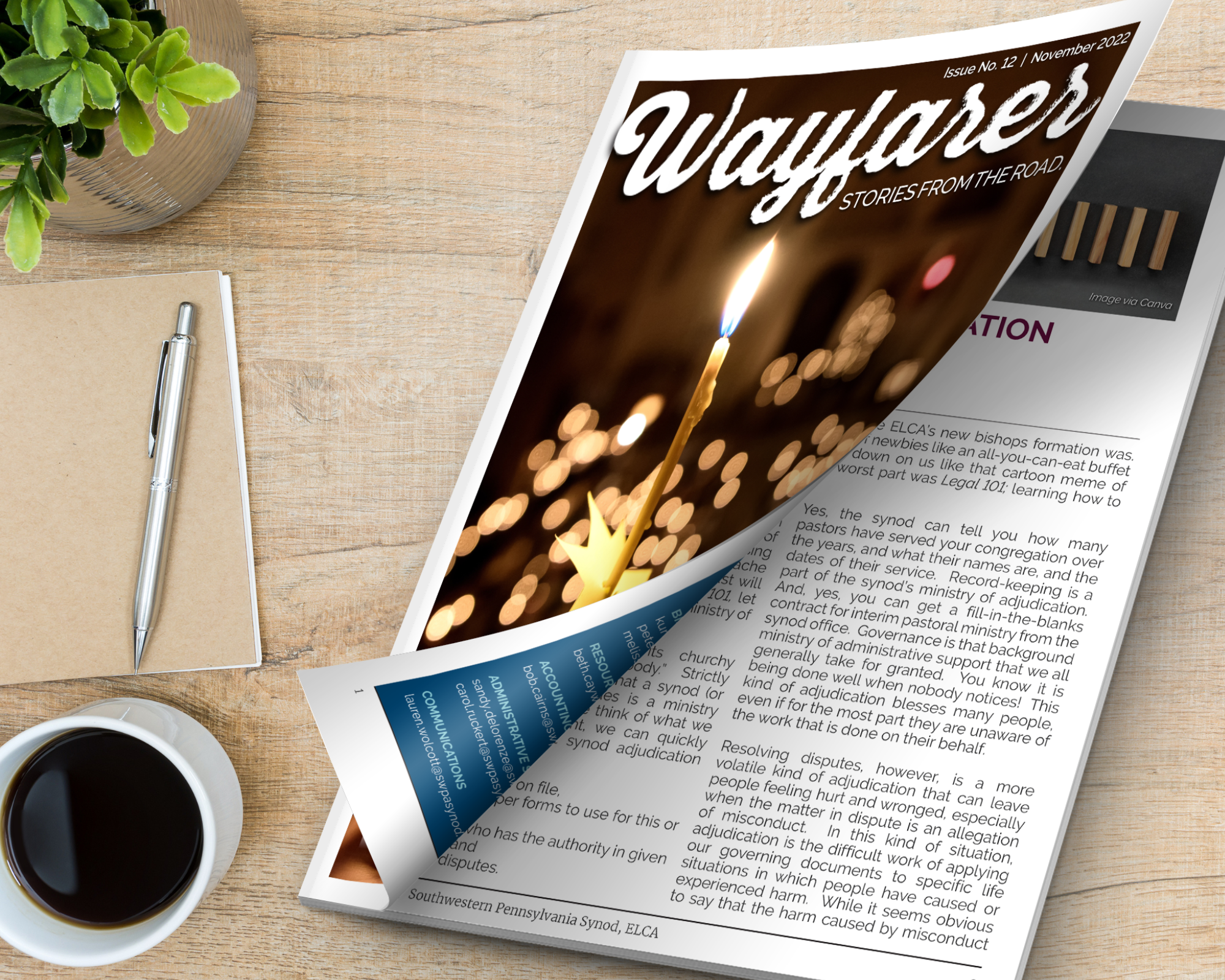 Lay Leaders Can Receive "Wayfarer" Magazine
