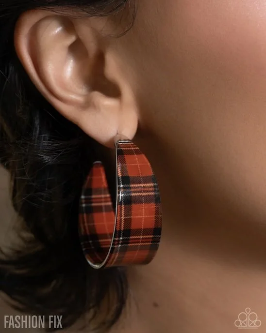 fabulous flannel brown model earrings CP.jpg
