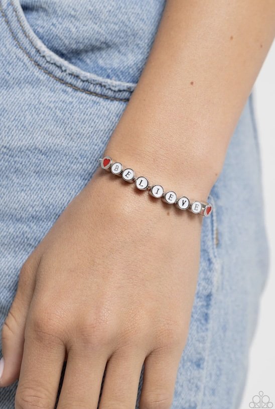 i can't believe it white bracelet model CP.jpg