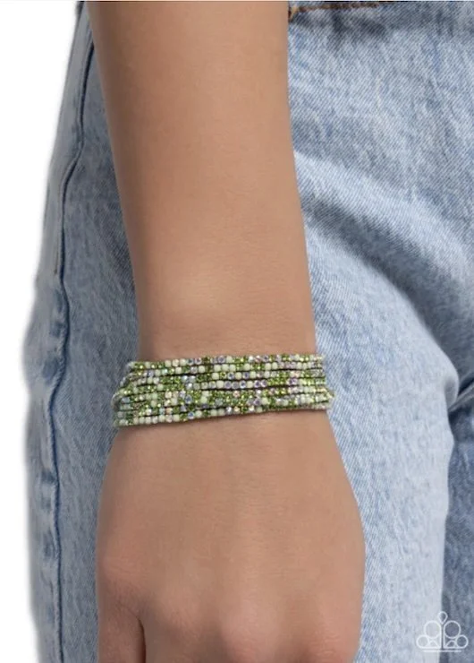 candlelight cascade green model bracelet CP.jpg