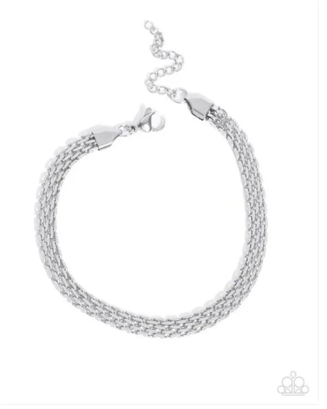 chained constitution men's bracelet orig from M.