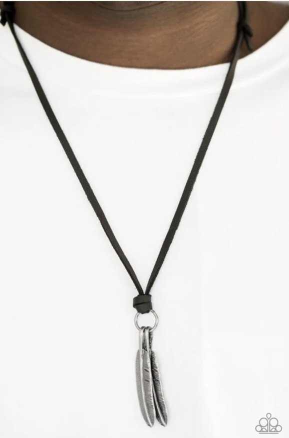 eagerly eagle model urban black necklace.jpg