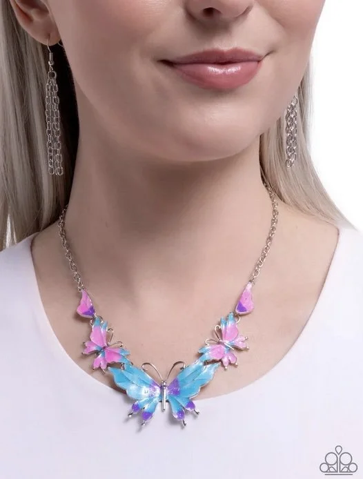 floating feature multi butterfly necklace model CP.jpg