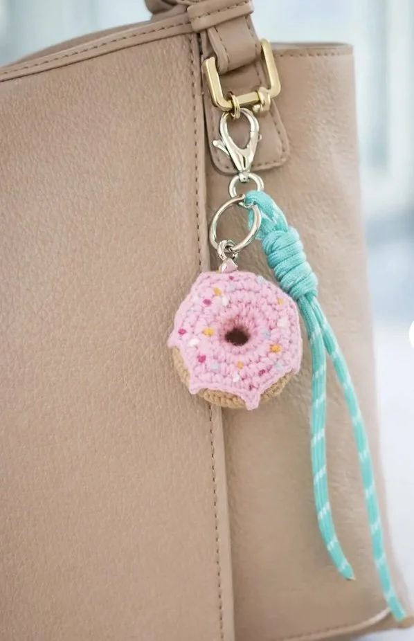 donut dynasty purse charm model photo.jpg