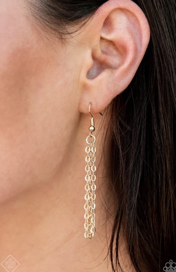 sunburst style chain earrings gold FF.jpg