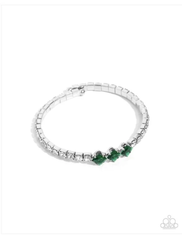 pointed production green and white rhinestone bracele orig.jpg