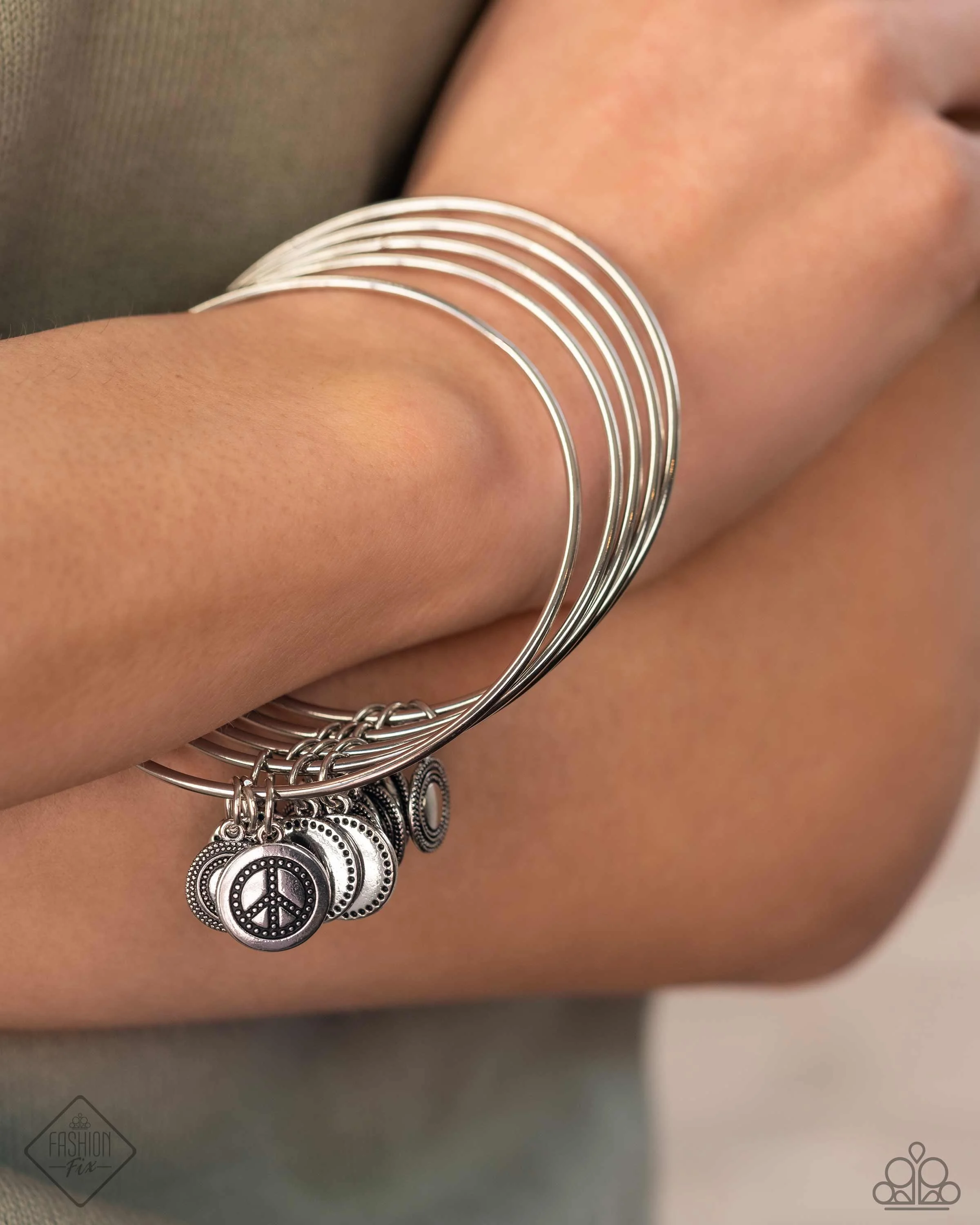 My Interest Is Piqued-Silver Colored Bracelet