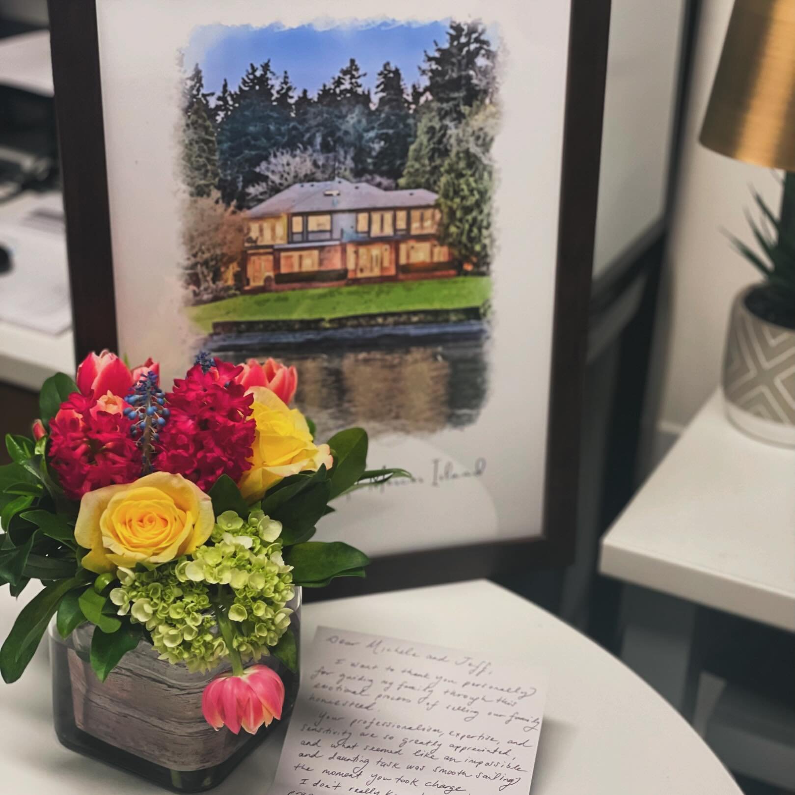 There are moments in this career that truly touch the heart, and this is one of them. Receiving this heartfelt token of appreciation from my wonderful clients fills me with such warmth and gratitude. It&rsquo;s a poignant reminder of the joy and fulf