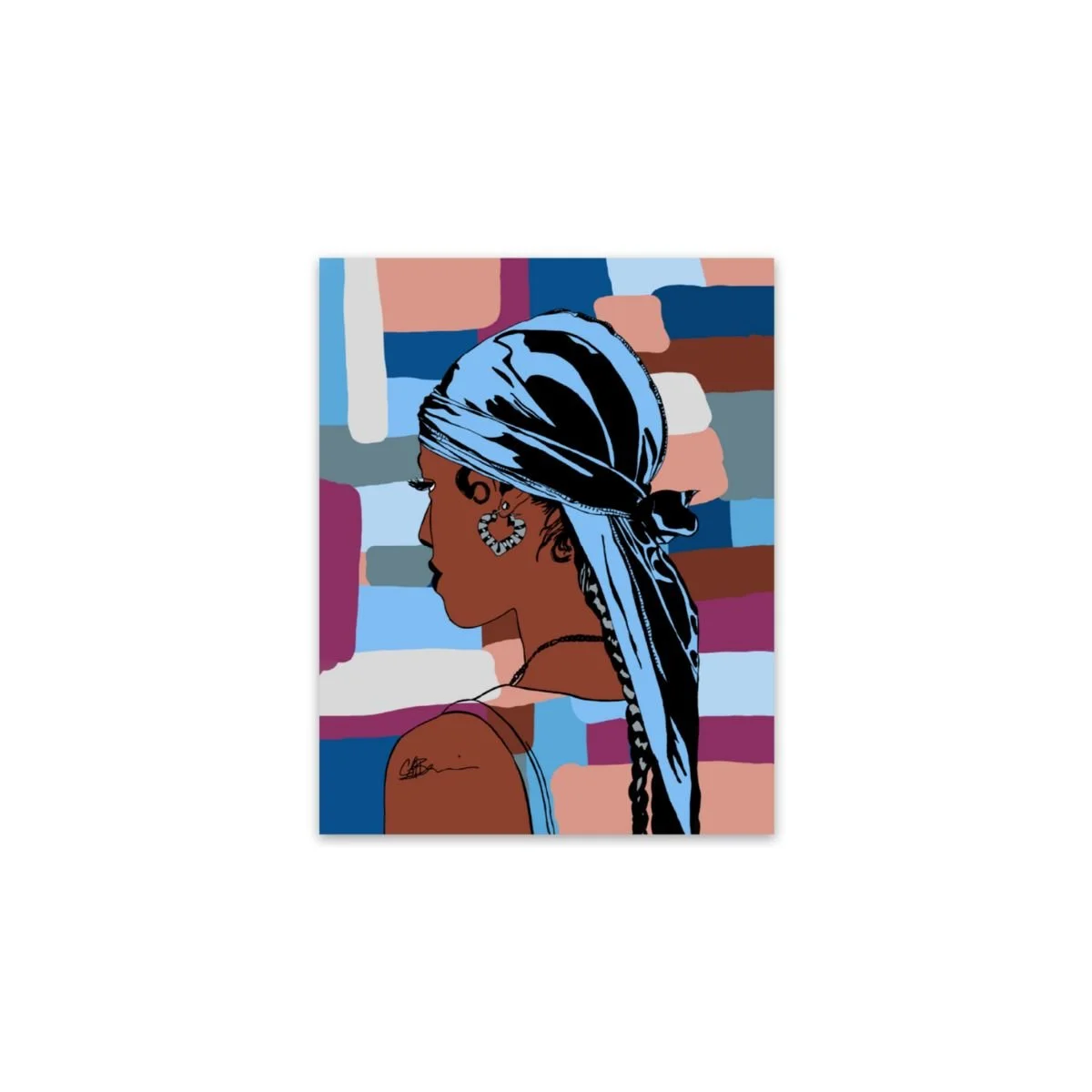 Lady With The Durag | Sticker