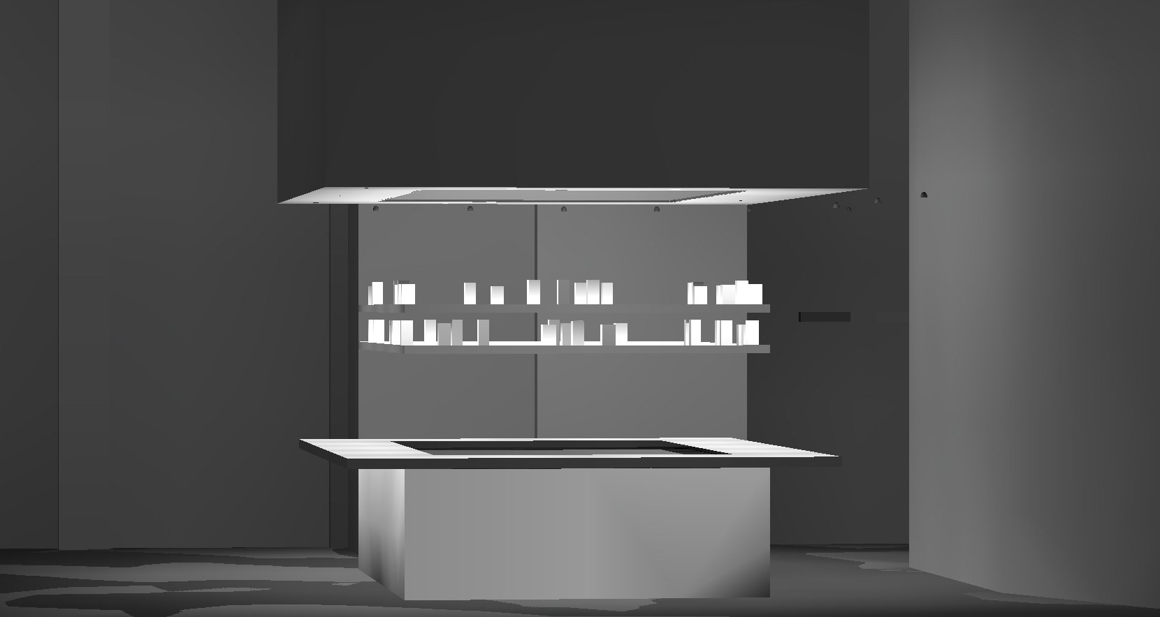 Photometric Render of the bar area  