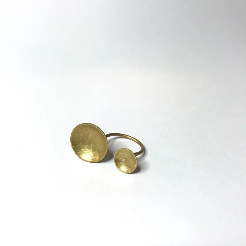 KATJA SCHIAN - Ring Messing - 2 Schalen