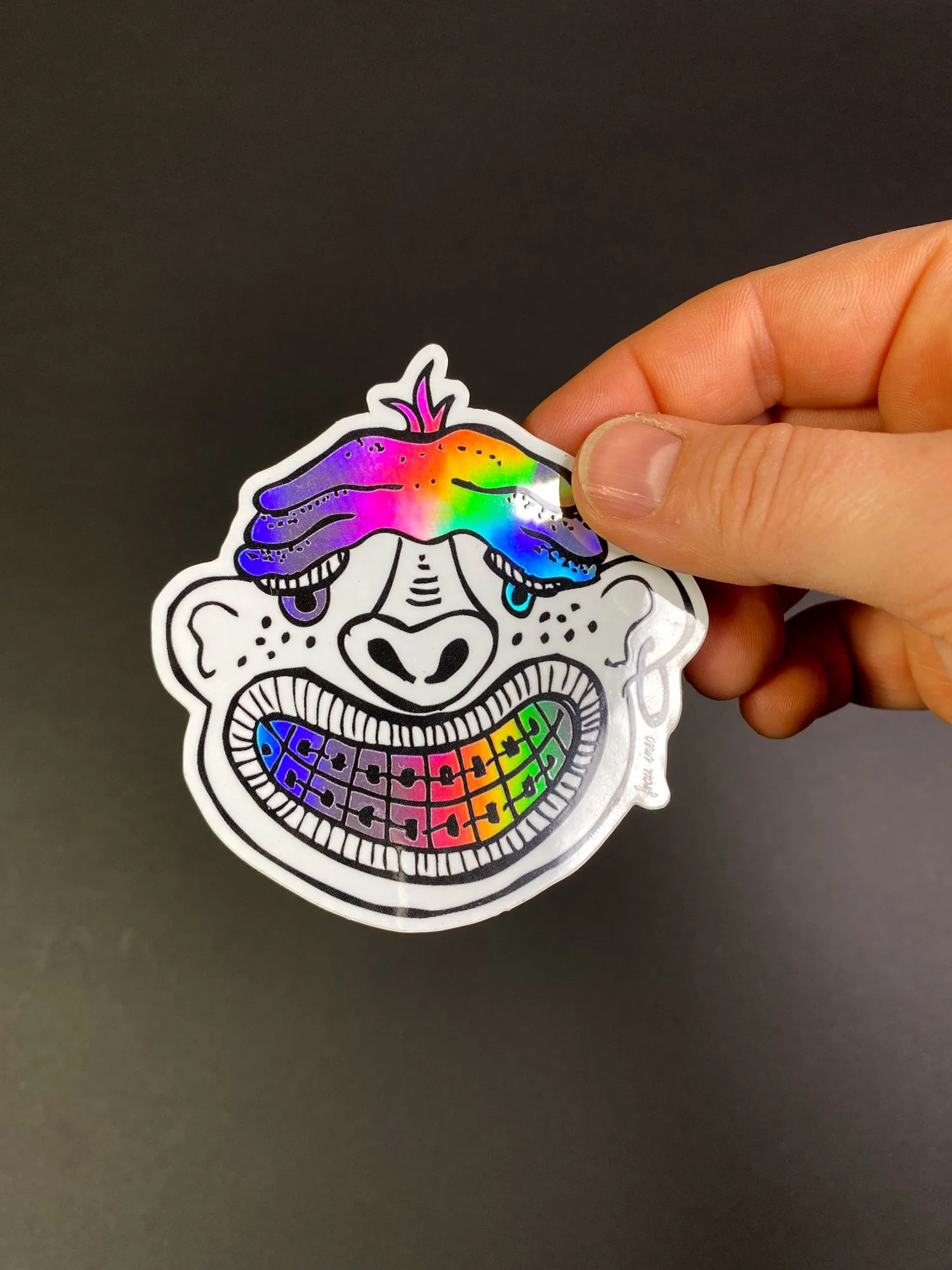 FrauInes_Sticker_Monster_Hologram_BrainSmile_1.jpg