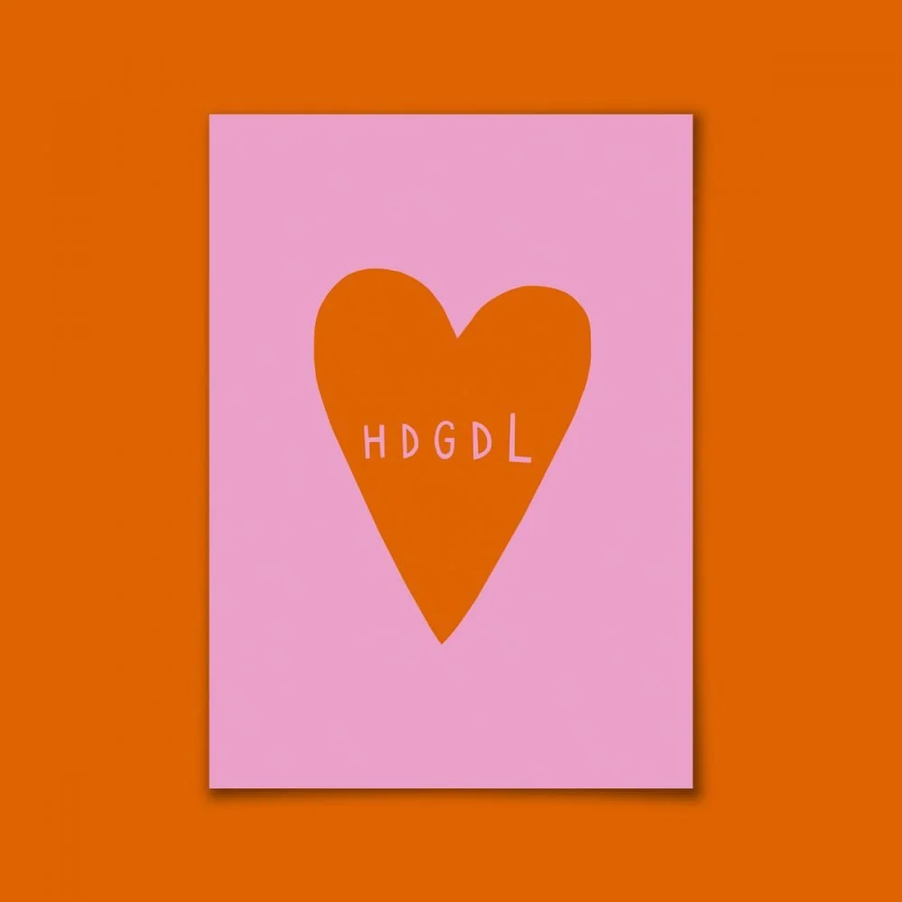 KNALLBRAUN - Postkarte - hdgdl