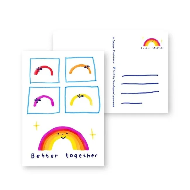 Michelle Tophinke - Postkarte - BetterTogether
