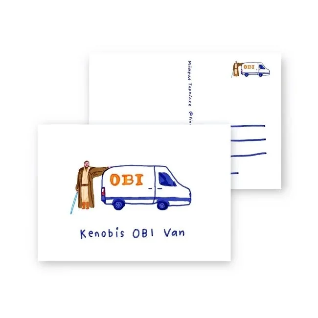 Michelle Tophinke - Postkarte - ObiVan
