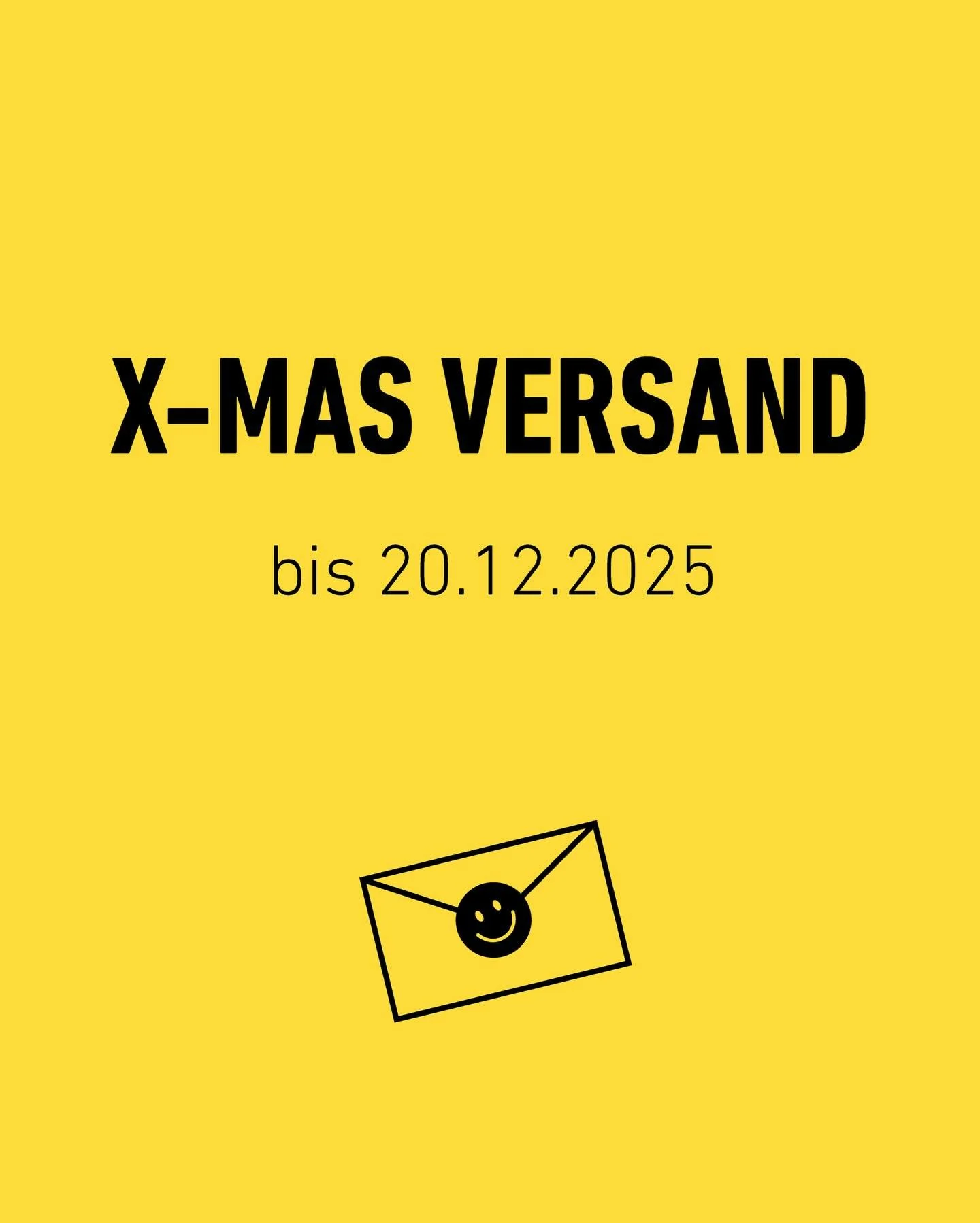 Kleiner Service Hinweis: Die Zeit bis Weihnachten rennt&hellip; wenn ihr noch etwas bei uns bestellen wollt, dann k&ouml;nnt ihr das noch bis einschlie&szlig;lich Freitag tun. Laut DHL, ist Samstag der letzte Tag f&uuml;r Versand, damit die Sendungen