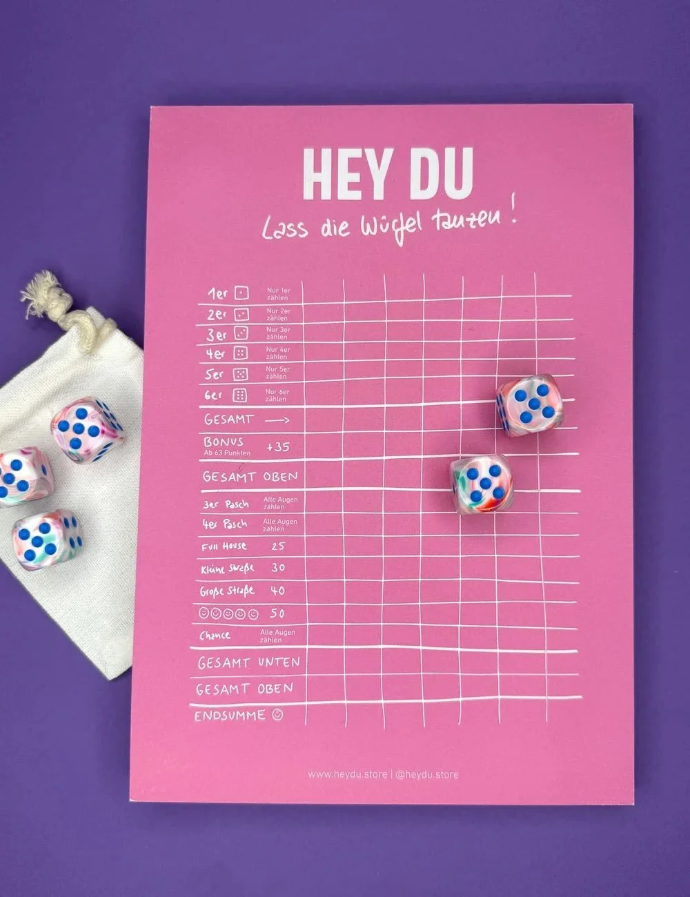 Du brauchst noch ein Last-Minute-Geschenk, hast aber keine gute Idee? Wie w&auml;re es mit einem Klassiker-W&uuml;rfelspiel?! Da kann man nie falsch liegen! 🩷🎲

Wir machen so kurz vor Weihnachten nochmal mit Special &Ouml;ffnungszeiten f&uuml;r euc