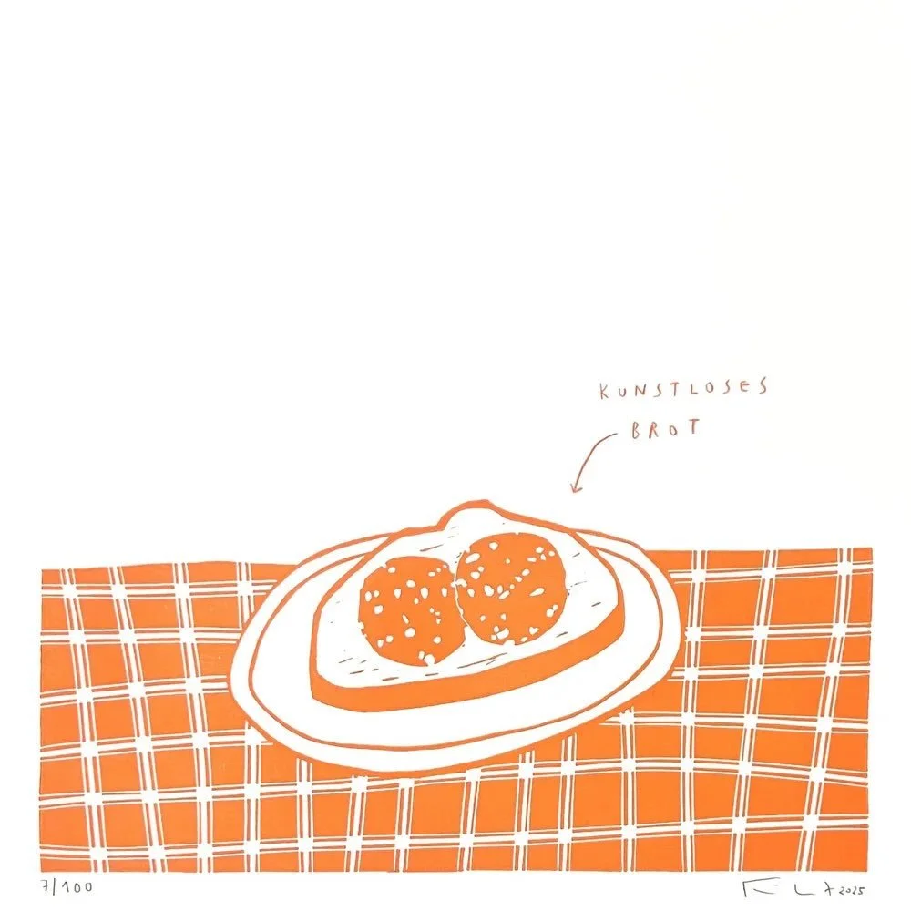 Das kunstlose Brot bekommt ihr on-und offline bei uns🍞🧡
Today 13-19 Uhr

[ Linolschnitt von @knall.braun ]

#kunstlosesbrot #linolschnitt