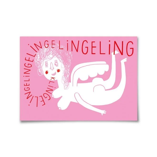 KNALLBRAUN - Postkarte - klingeling