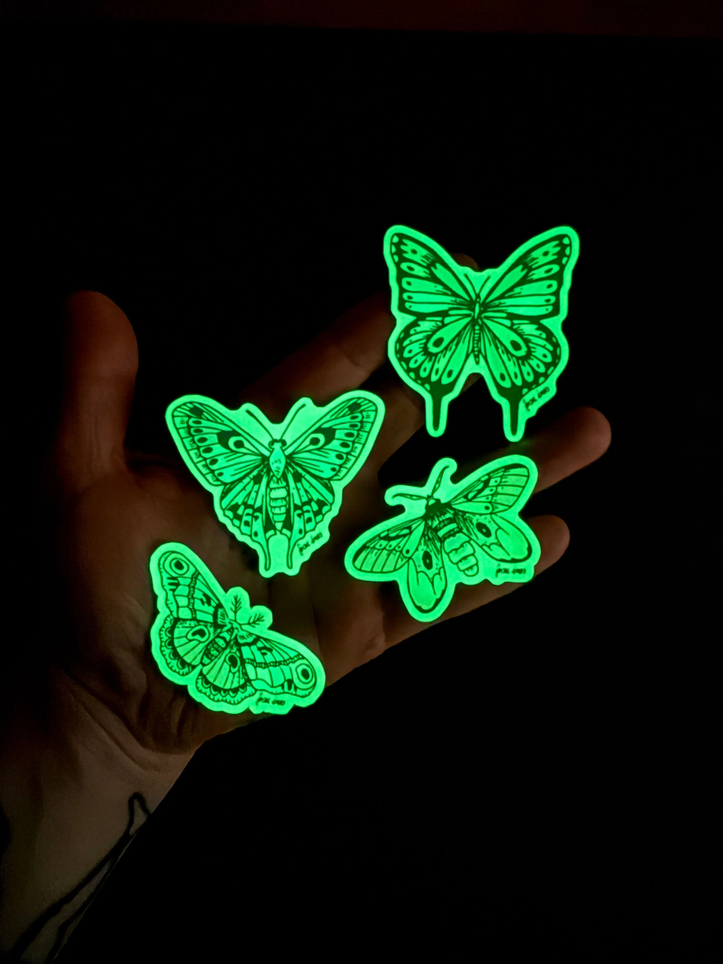 FRAU INES – Sticker - Insekten Glow
