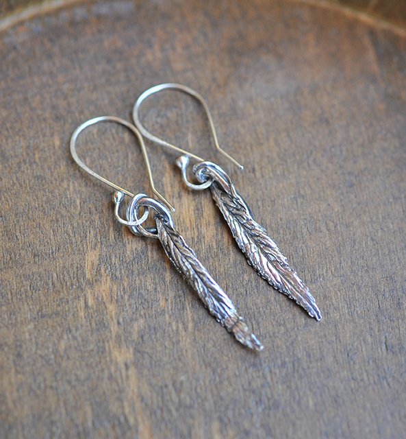 Elderberry Leaf Earrings