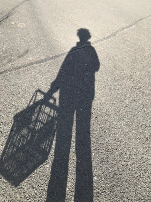 Self Shadow Shopping Basket