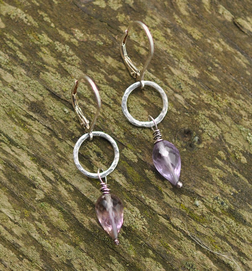 Ametrine with Silver Hoop -SOLD