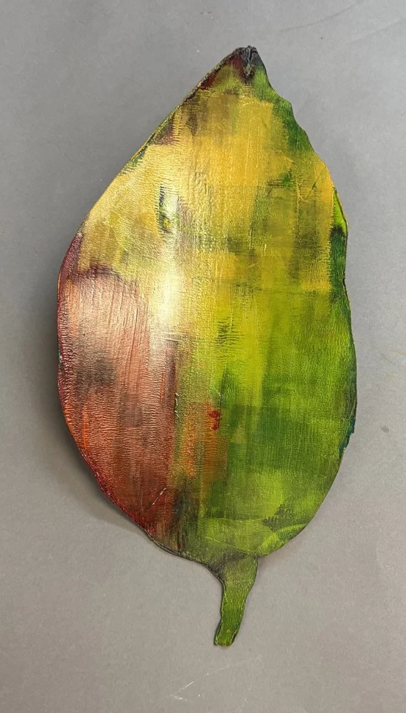 Leaf in Metal 3 - $60