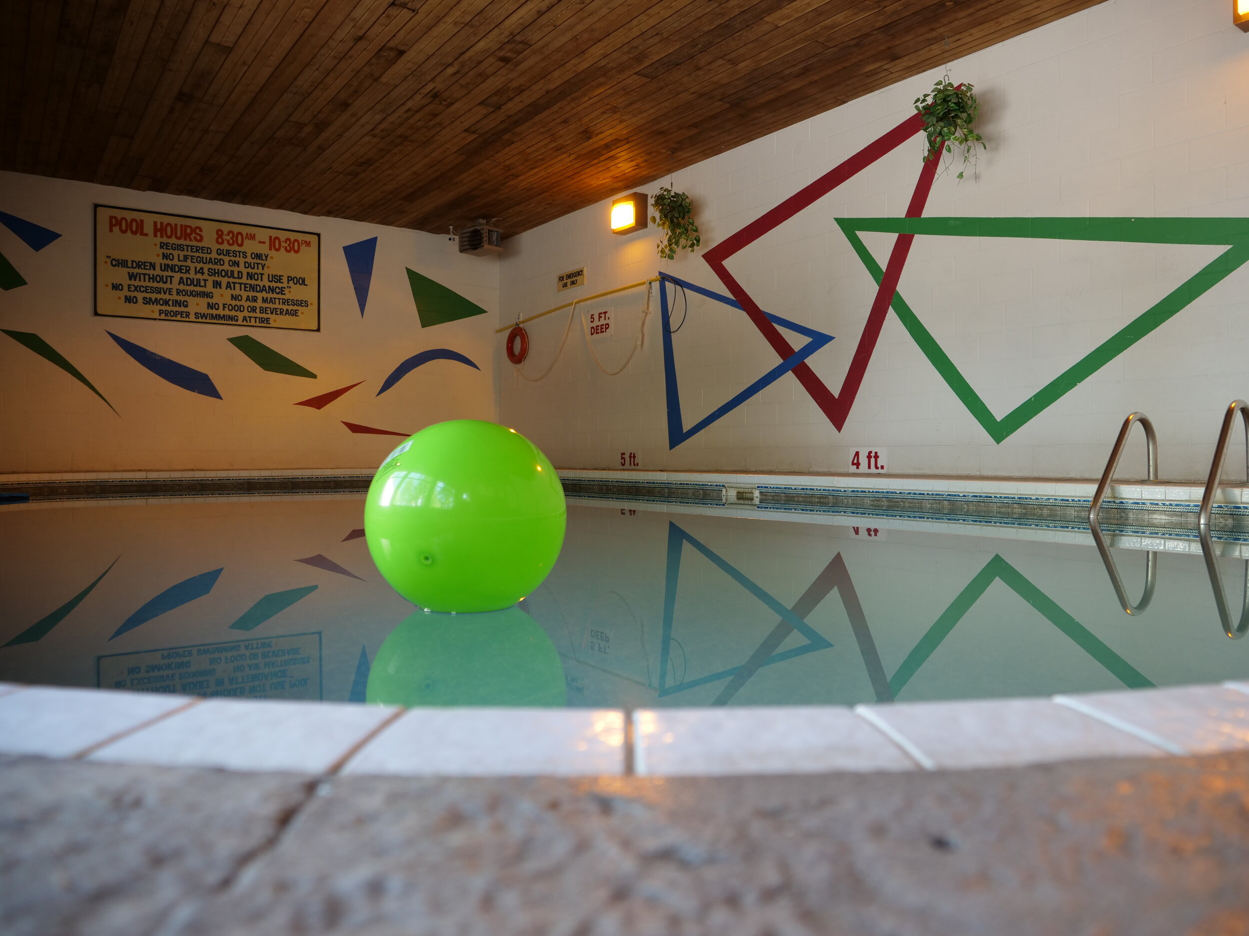 Indoor Pool at Beachside Motel