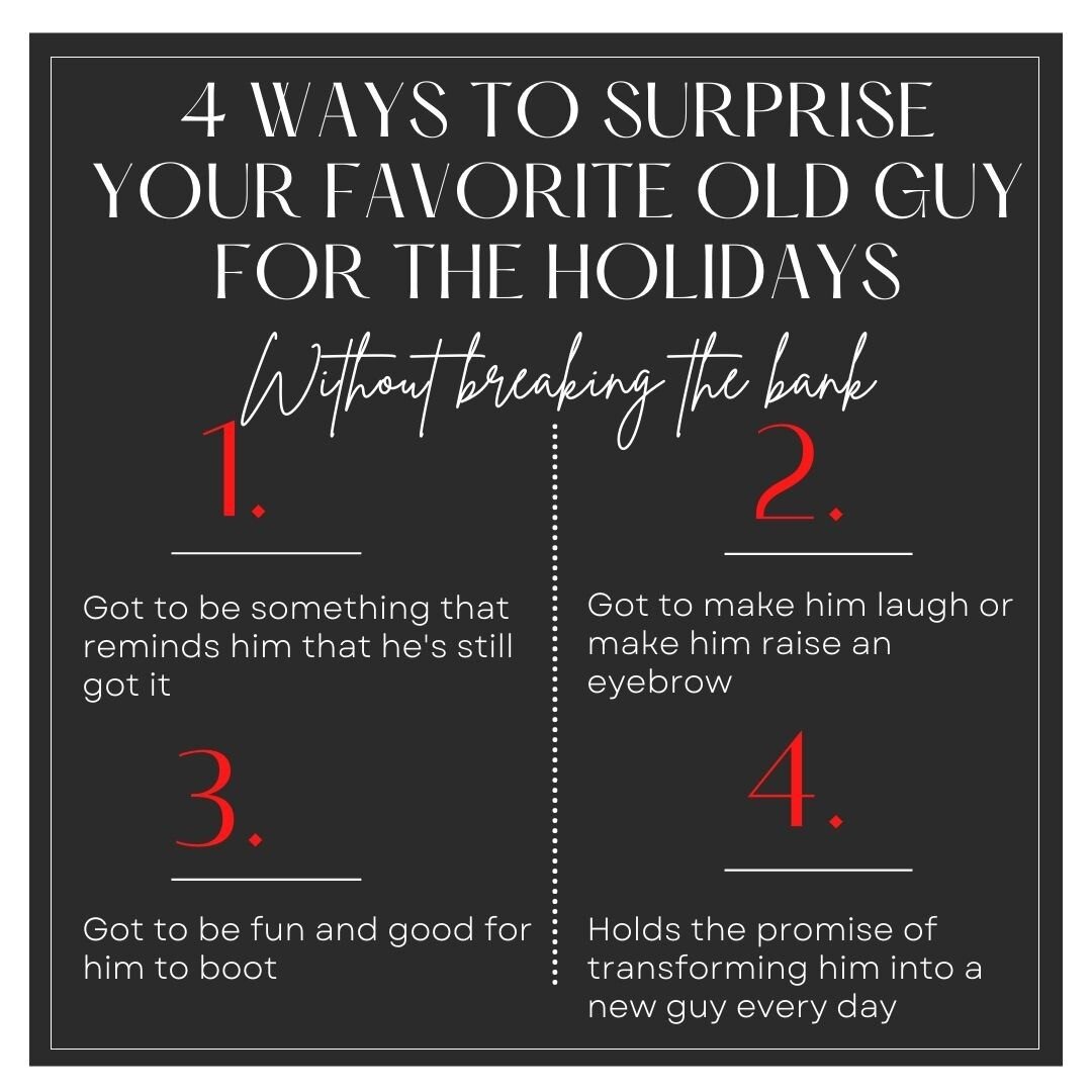 New Guy Skincare. Made for older guys, because every day is a new day, especially for them. All-natural. Rejuvenating, Refreshing. On a mission to transform older guys into new guys. Order now to get your products before Christmas. And if they are no