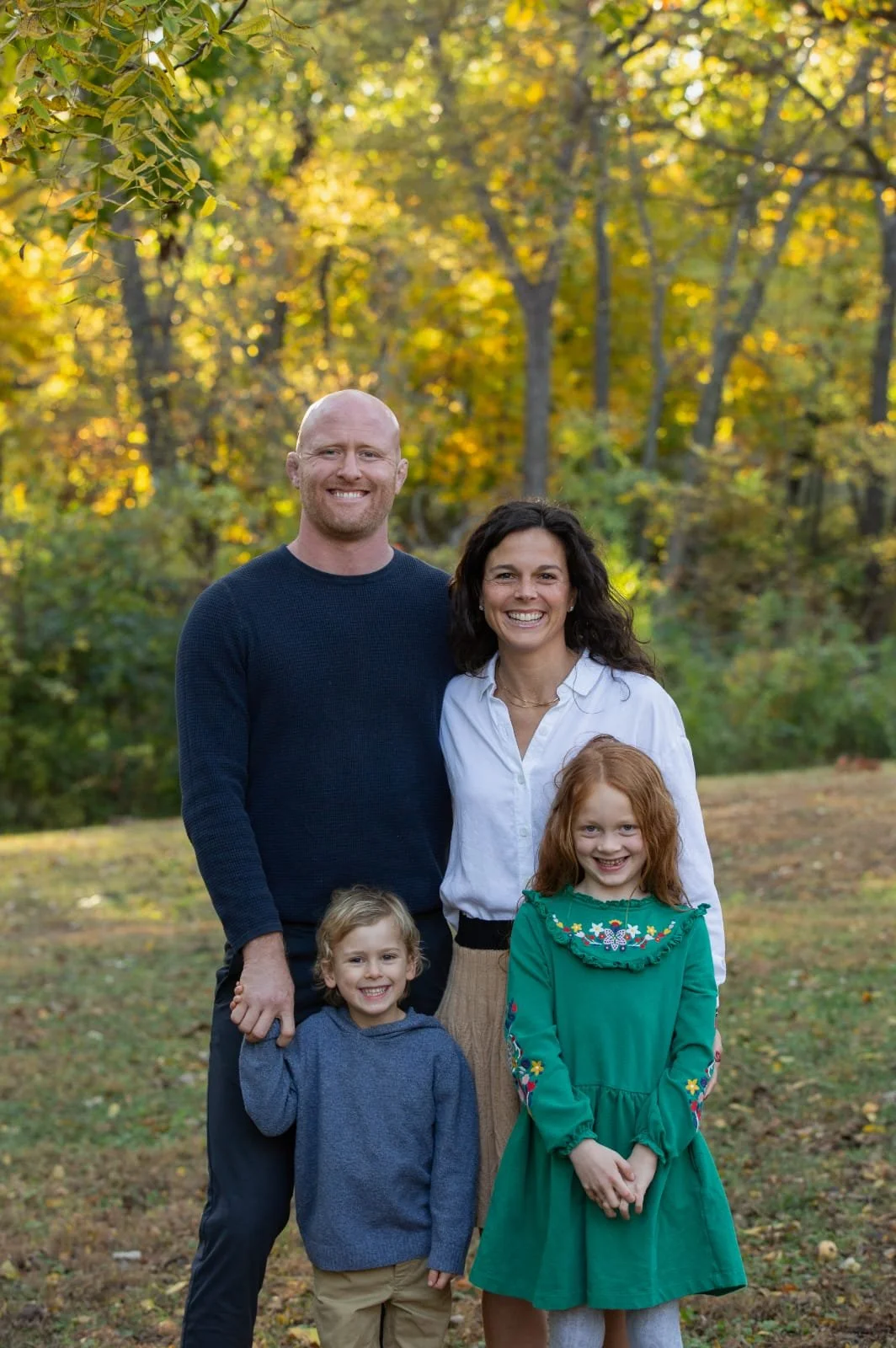 Family photo of Man, woman, daughter and son
