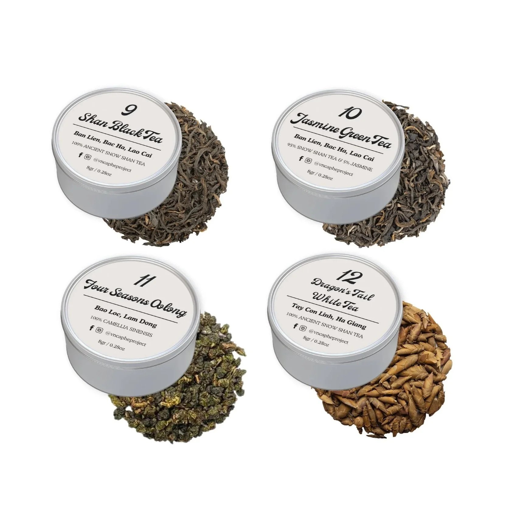 vietnamese coffee and tea advent calendar box 2025 loose leaf tea tins