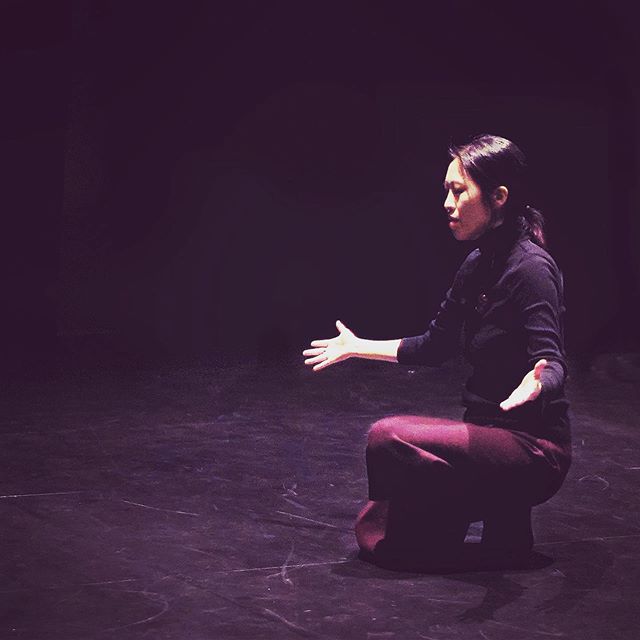 from a recent solo voice and movement performance in Melbourne