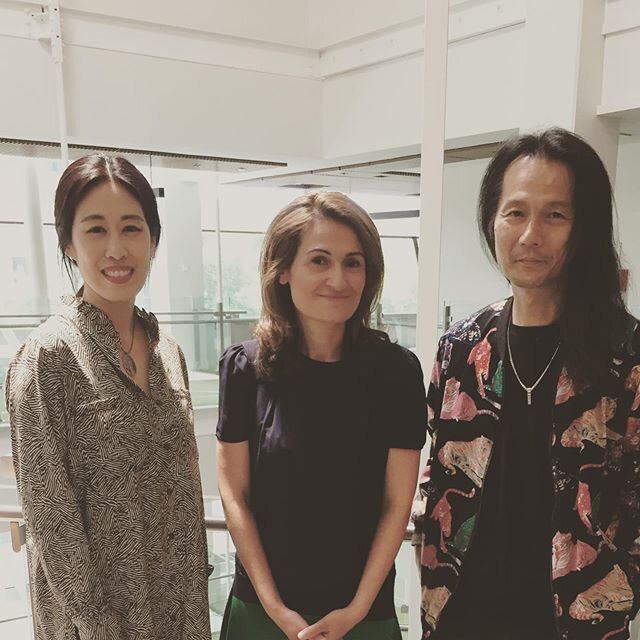 With ABC national radio &ldquo;Drawing Room&rdquo; host Patricia Karvelas and sound artist Aki Onda, after a fun little conversation about music and life. It was great pleasure sharing the stories of my collaborations with the amazing Daniel Wilfred 