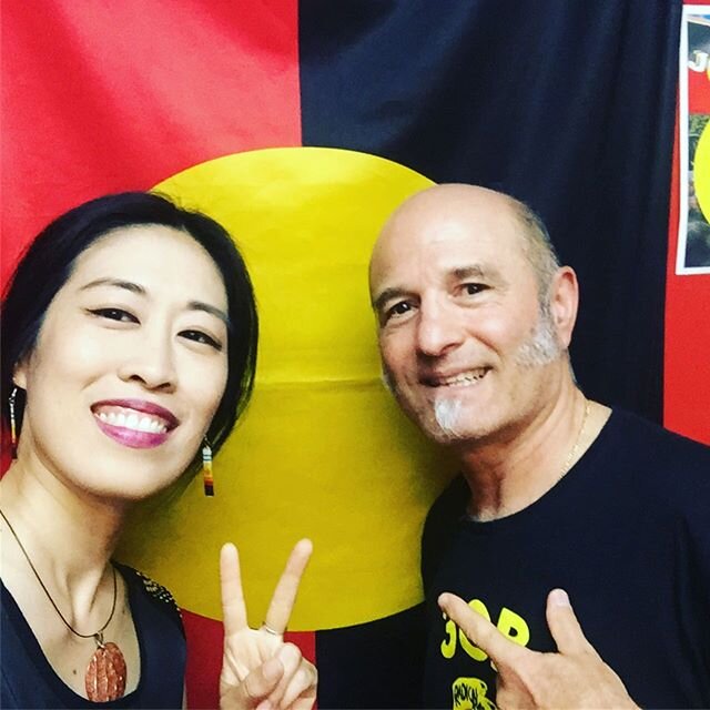 A selfie with 3CR Music Matters host, Joe Malignaggi! What a wonderful host and beautiful human being! #3crradio #australianartorchestra