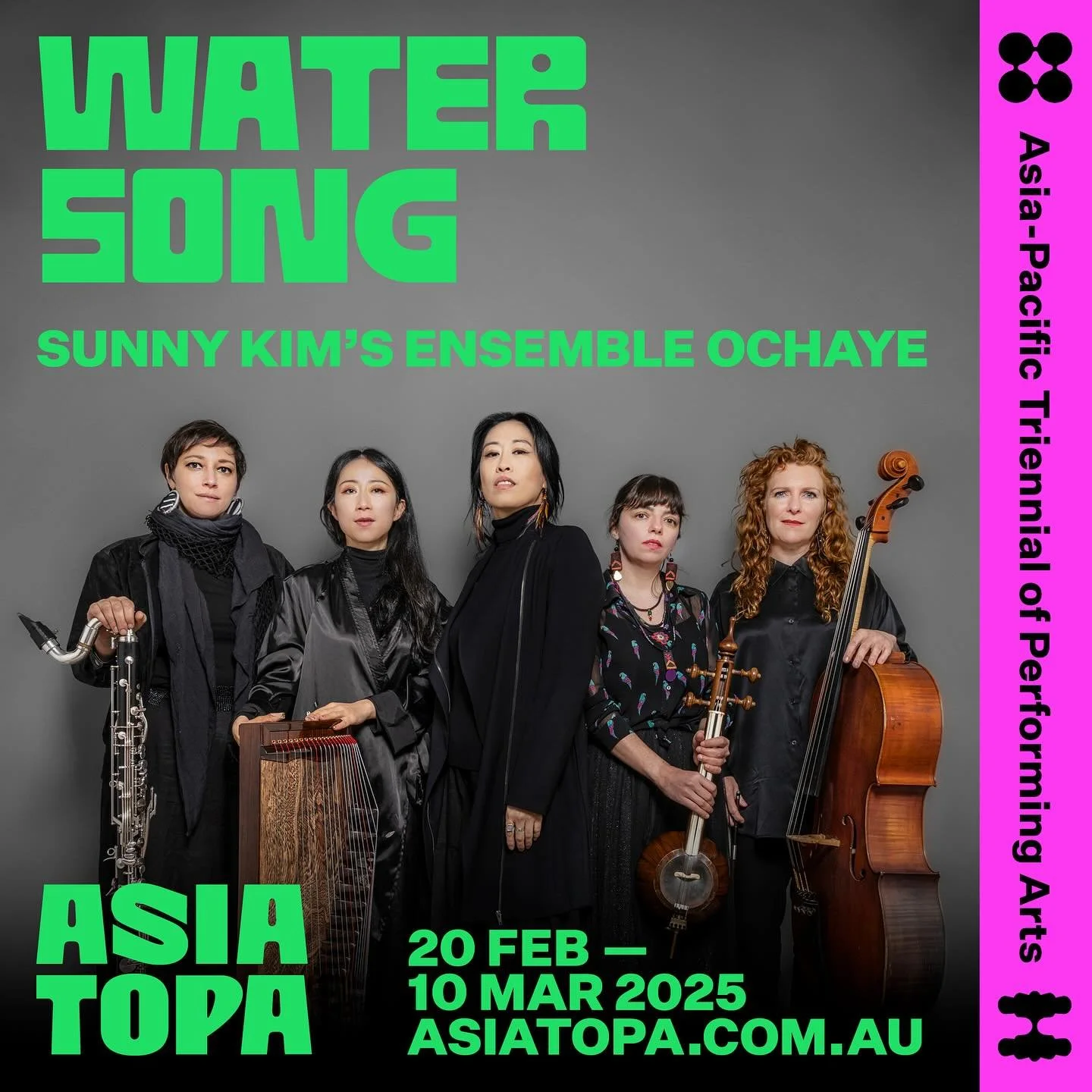 Thrilled to announce a new creation for AsiaTOPA! Together with an incredible group of inspiring women creators @avivaendean @mindy_mengwang @gelarehpourmusic @zedoheedotdot and @tamsaulwick, we’re bringing Water Song to life-a celebration of o